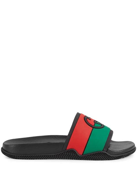 wolf slides gucci|Women's Interlocking G slide sandal .